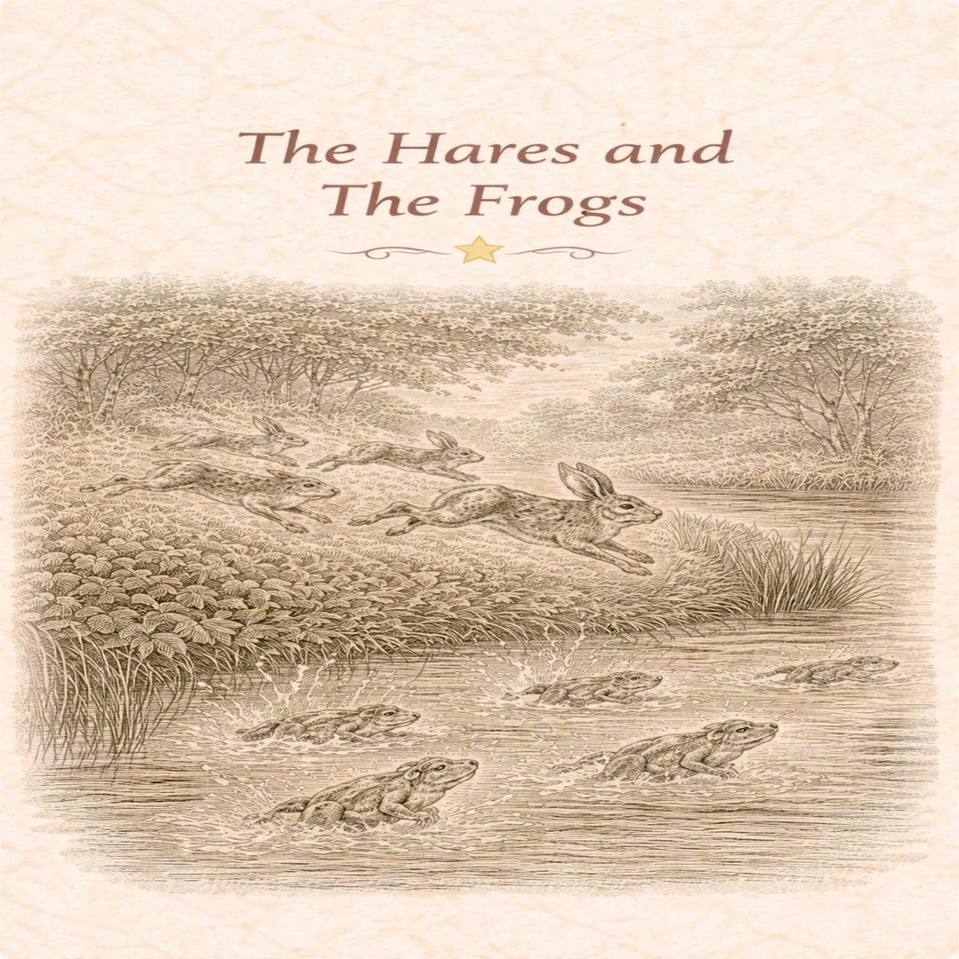 The Hares and the Frogs