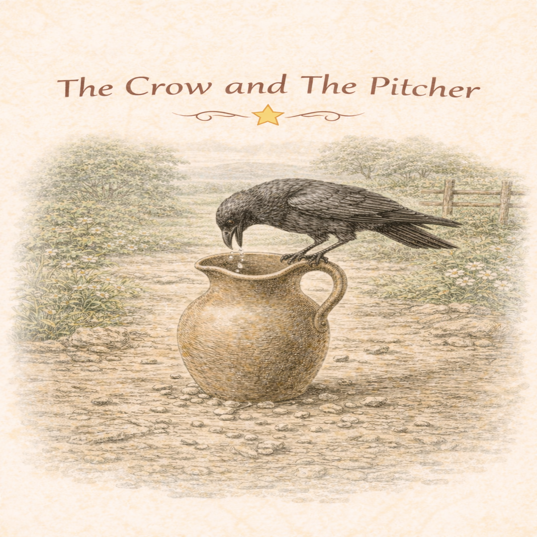 The Crow and the Pitcher
