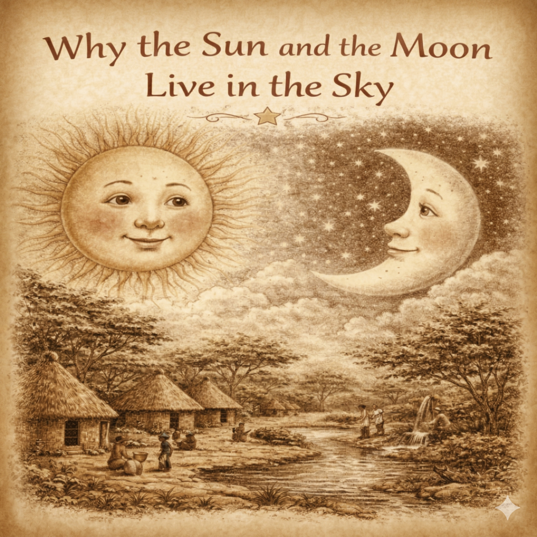 Why The Sun and The Moon Live in The Sky